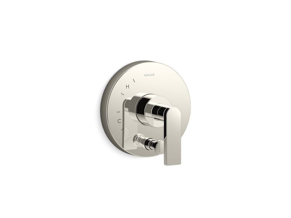 KOHLER Composed Rite-Temp valve trim with push-button diverter and lever handle
