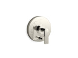 KOHLER K-T73117-4 Composed Rite-Temp valve trim with push-button diverter and lever handle