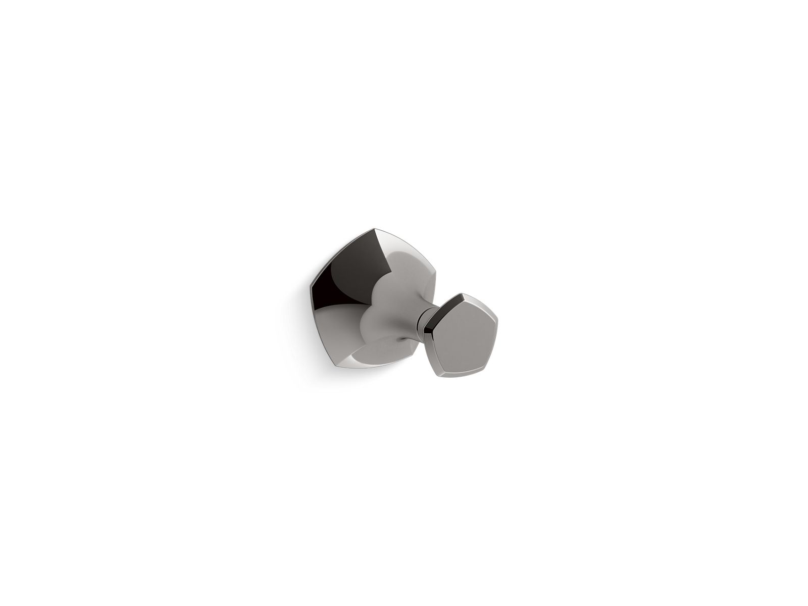 KOHLER Occasion Knob Robe Hook in Matte Black