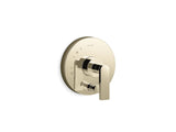 KOHLER K-T73117-4 Composed Rite-Temp valve trim with push-button diverter and lever handle
