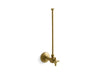 KOHLER 3/8" NPT angle supply with stop and annealed vertical tube