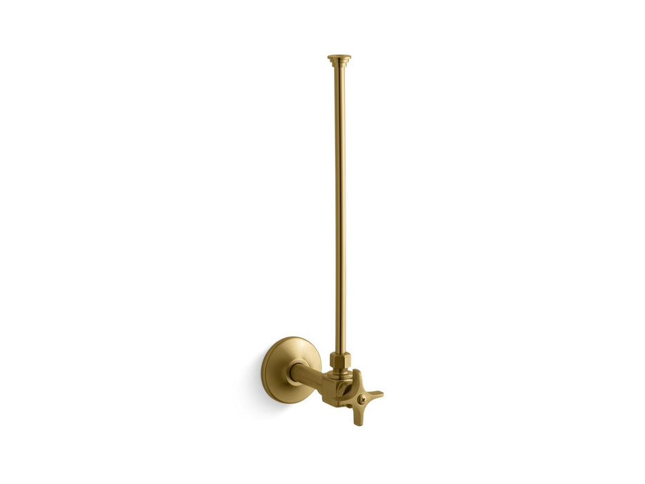 KOHLER 3/8" NPT angle supply with stop and annealed vertical tube