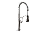 KOHLER K-77515 Tournant Semi-professional kitchen sink faucet with three-function sprayhead