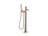 KOHLER K-T27025-4 Occasion Floor-mount bath filler trim with handshower