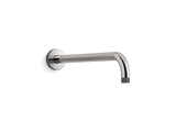 KOHLER K-26322 Statement 15-1/2" wall-mount single-function rainhead arm and flange