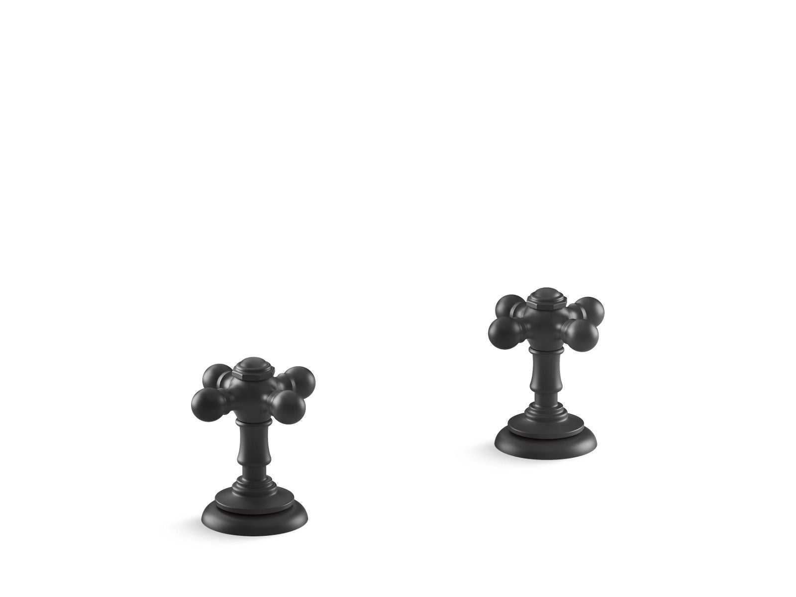 KOHLER Artifacts 2-Handle Deck-Mount Bath Faucet Handle Trim with Lever Design in Vibrant Titanium