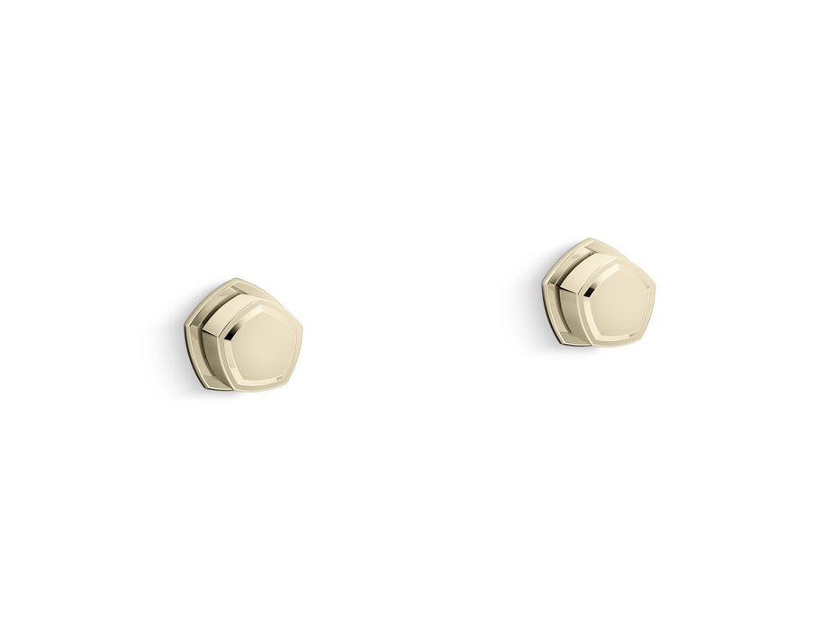 KOHLER K-T27013-9 Occasion Wall-mount bathroom sink faucet Knob handle trim, 1.2 gpm