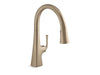 KOHLER K-22062 Graze Pull-down kitchen sink faucet with three-function sprayhead