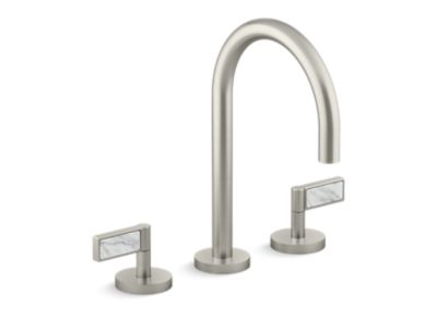 Kallista One Basin Set, Gooseneck, Lv, Wc Stone