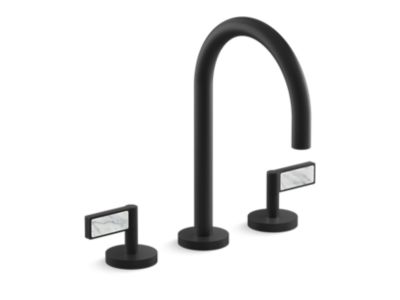 Kallista One Basin Set, Gooseneck, Lv, Wc Stone