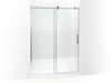 KOHLER K-701696-G81 Composed 78" sliding shower door with 3/8"-thick glass