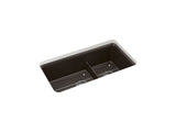 KOHLER K-27786 Cairn Smart Divide 33-1/2" undermount double-bowl kitchen sink