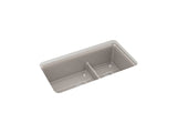KOHLER K-27786 Cairn Smart Divide 33-1/2" undermount double-bowl kitchen sink