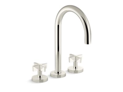 Kallista P25520-CR One Gooseneck, D/M Bath Set, Cross
