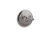 KOHLER K-T72769-3 Artifacts MasterShower temperature control valve trim with cross handle