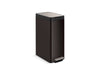 KOHLER K-23826 13-gallon stainless steel slim step trash can with bifold lid
