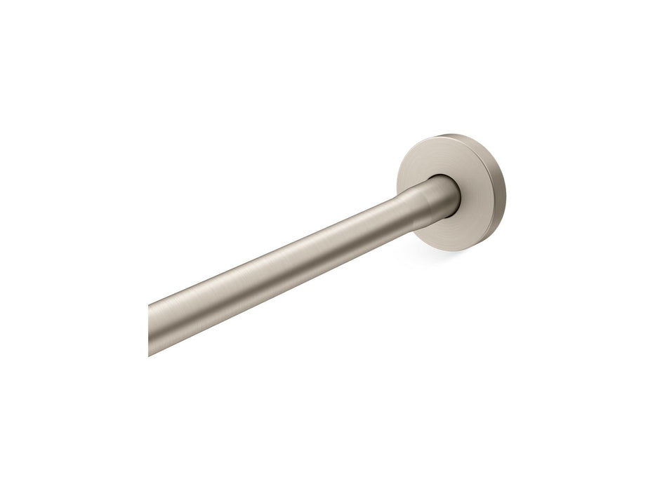 KOHLER Expanse Contemporary design curved shower rod