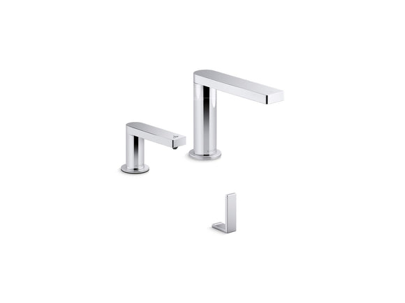 KOHLER K-181029-BC1 Composed Touchless lavatory faucet and soap dispenser with Kinesis sensor technology, AC-powered, 0.5 gpm