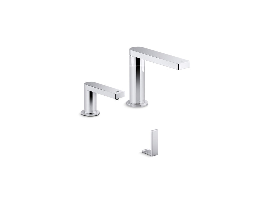 KOHLER K-181029-BC1 Composed Touchless lavatory faucet and soap dispenser with Kinesis sensor technology, AC-powered, 0.5 gpm