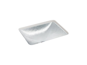 KOHLER K-28823 Yepsen 20" rectangular undermount bathroom sink, no overflow
