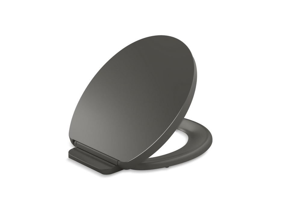KOHLER K-26802 Impro ReadyLatch Quiet-Close round-front toilet seat