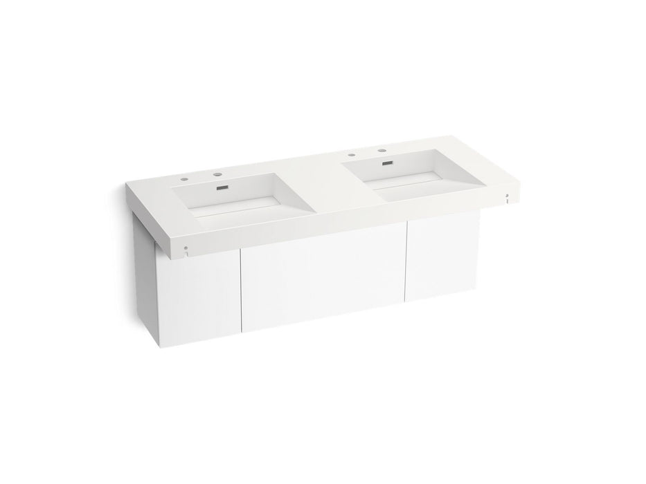 KOHLER K-81030-BPW Constellation 60" wall-mount basin lavatory system