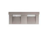 KOHLER K-81025-BSS Constellation 60" wall-mount basin lavatory system with backsplash