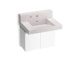 KOHLER K-81024-BPW Constellation 30" wall-mount lavatory system with backsplash