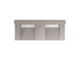 KOHLER K-81025-BSS Constellation 60" wall-mount basin lavatory system with backsplash