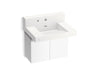 KOHLER K-81024-BPW Constellation 30" wall-mount lavatory system with backsplash