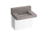 KOHLER K-81024-BPW Constellation 30" wall-mount lavatory system with backsplash