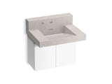 KOHLER K-81024-BPW Constellation 30" wall-mount lavatory system with backsplash