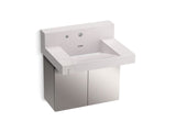 KOHLER K-81024-BSS Constellation 30" wall-mount lavatory system with backsplash