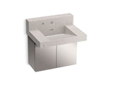 KOHLER K-81024-BSS Constellation 30" wall-mount lavatory system with backsplash