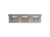 KOHLER K-81026-BSS Constellation 90" wall-mount basin lavatory system with backsplash