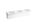 KOHLER K-81031-BPW Constellation 90" wall-mount basin lavatory system