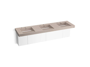 KOHLER K-81031-BPW Constellation 90" wall-mount basin lavatory system
