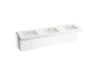 KOHLER K-81031-BPW Constellation 90" wall-mount basin lavatory system