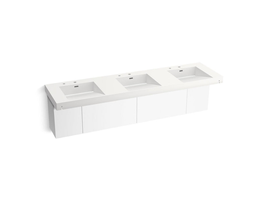 KOHLER K-81031-BPW Constellation 90" wall-mount basin lavatory system