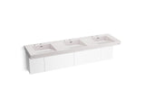 KOHLER K-81031-BPW Constellation 90" wall-mount basin lavatory system
