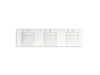 KOHLER K-81031-BSS Constellation 90" wall-mount basin lavatory system