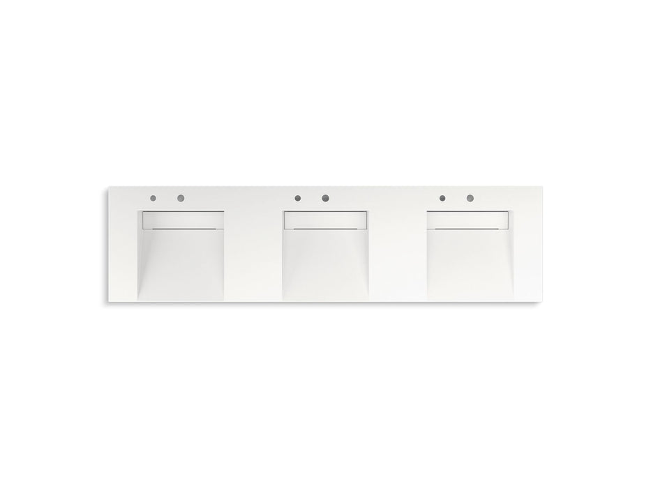 KOHLER K-81031-BSS Constellation 90" wall-mount basin lavatory system