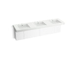 KOHLER K-81031-BPW Constellation 90" wall-mount basin lavatory system