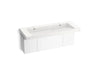 KOHLER K-81032-BPW Constellation 60" wall-mount trough lavatory system