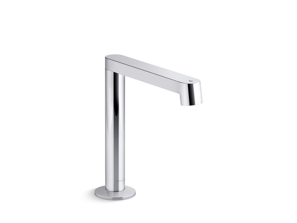 KOHLER K-P103M36-SBNA Components Touchless single-hole lavatory faucet with Kinesis sensor technology, AC-powered, less drain, 0.5 gpm, project pack