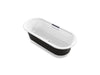 KOHLER K-29330-P5B0 Volute 70-7/8" x 30-3/8" freestanding bath with base