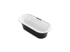 KOHLER K-29326-P5 Volute 63" x 28-3/8" freestanding bath with base