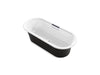 KOHLER K-29330-P5 Volute 70-7/8" x 30-3/8" freestanding bath with base
