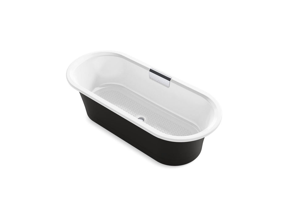 KOHLER K-29330-P5 Volute 70-7/8" x 30-3/8" freestanding bath with base