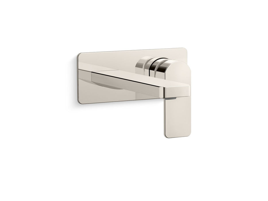 KOHLER K-22567-4 Parallel Wall-mount single-handle bathroom sink faucet, 1.2 gpm